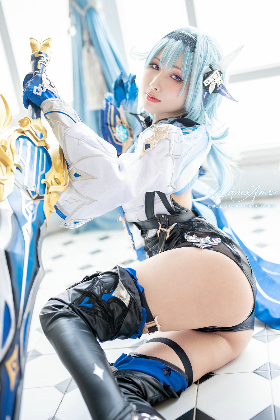 Hane Ame 雨波写真 - GenshinImpact EULA 優拉 / 48P1V-229MB / cos萌妹-绅士图