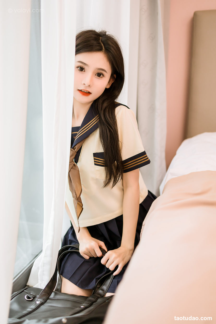 图片[2]-[YALAYI雅拉伊]2023.08.31 NO.1068 今天就穿jk吧 若婷[45+1P／242MB]-绅士图