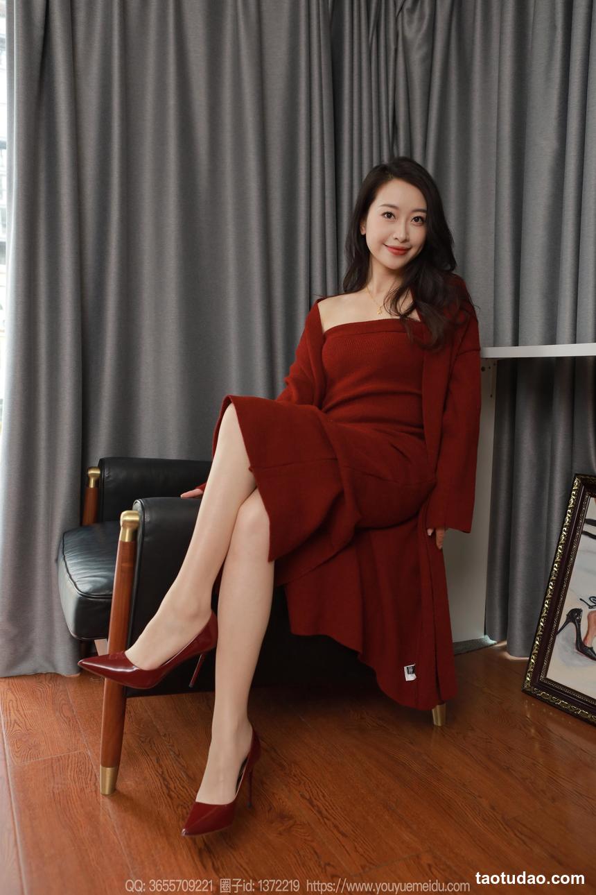 图片[4]-[IESS异思趣向] 2025.01.27 丝享家 1961 小婕《红色针织裙（上）》[88P-77.2M]-绅士图