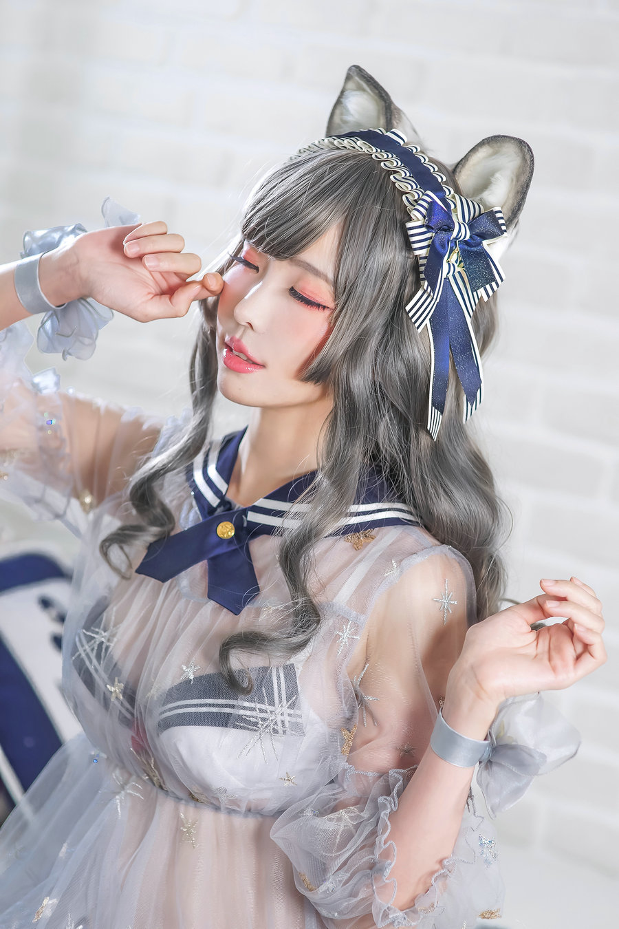 Ely_eee(ElyEE子) - 灰太狼-透明睡裙 / 21P-99MB / cos萌妹-绅士图