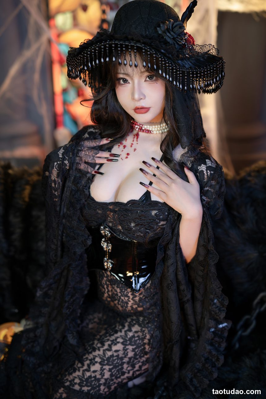 图片[3]-yuuhui玉汇 (Kokuhui) – NO.087 万圣节特辑 魔女狂欢夜[133P-1V-948M]-绅士图