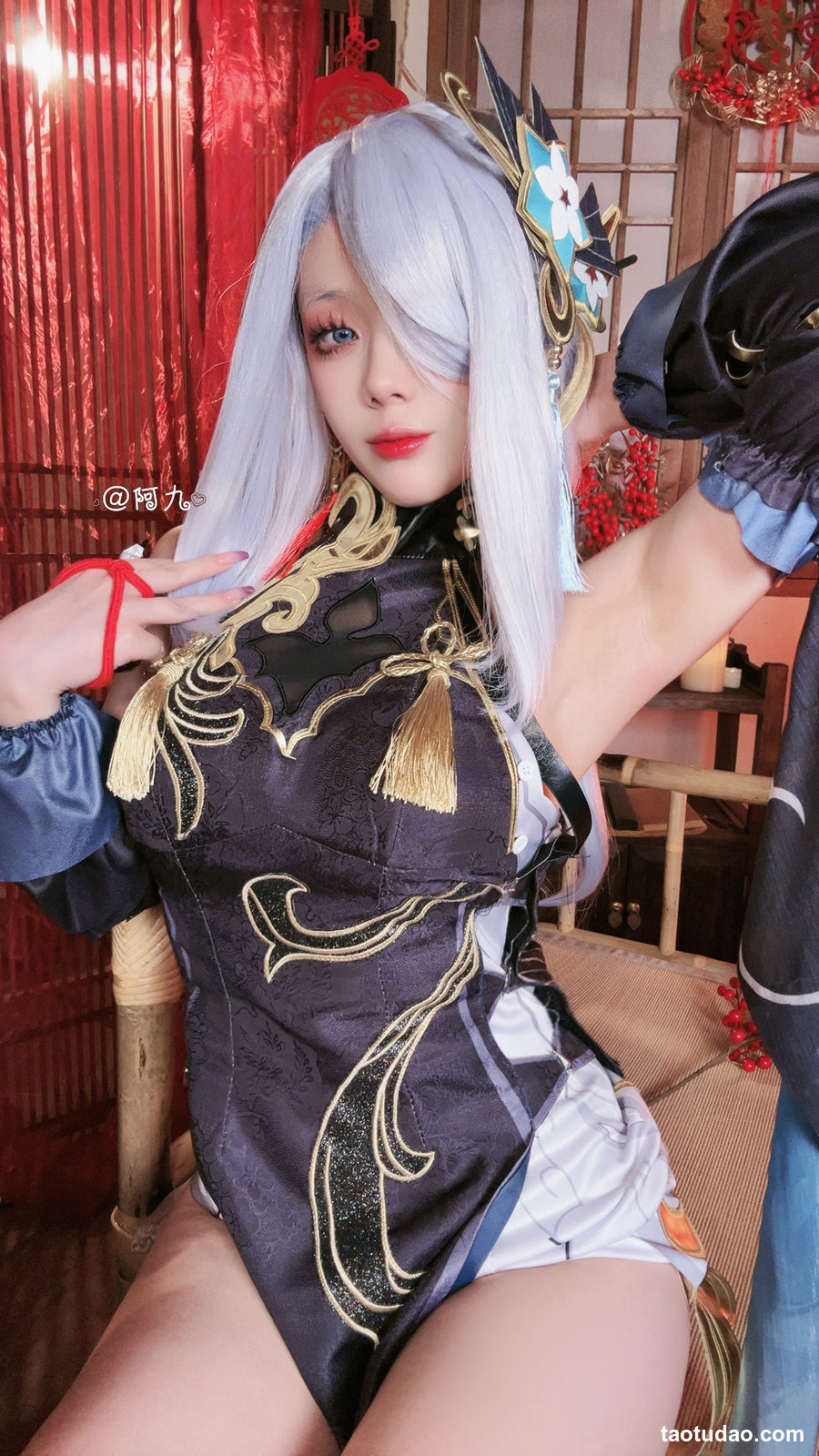 图片[3]-九言-申鹤冷花幽露旗袍单人版[42P+15V-286MB]-绅士图