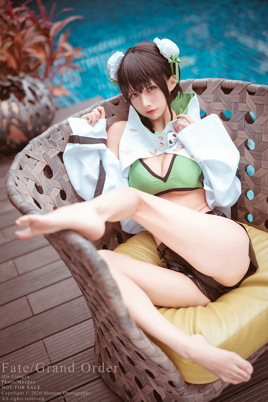 沖田凜花Rinka - 秦良玉水着ver / 12P-68MB / cos萌妹-绅士图