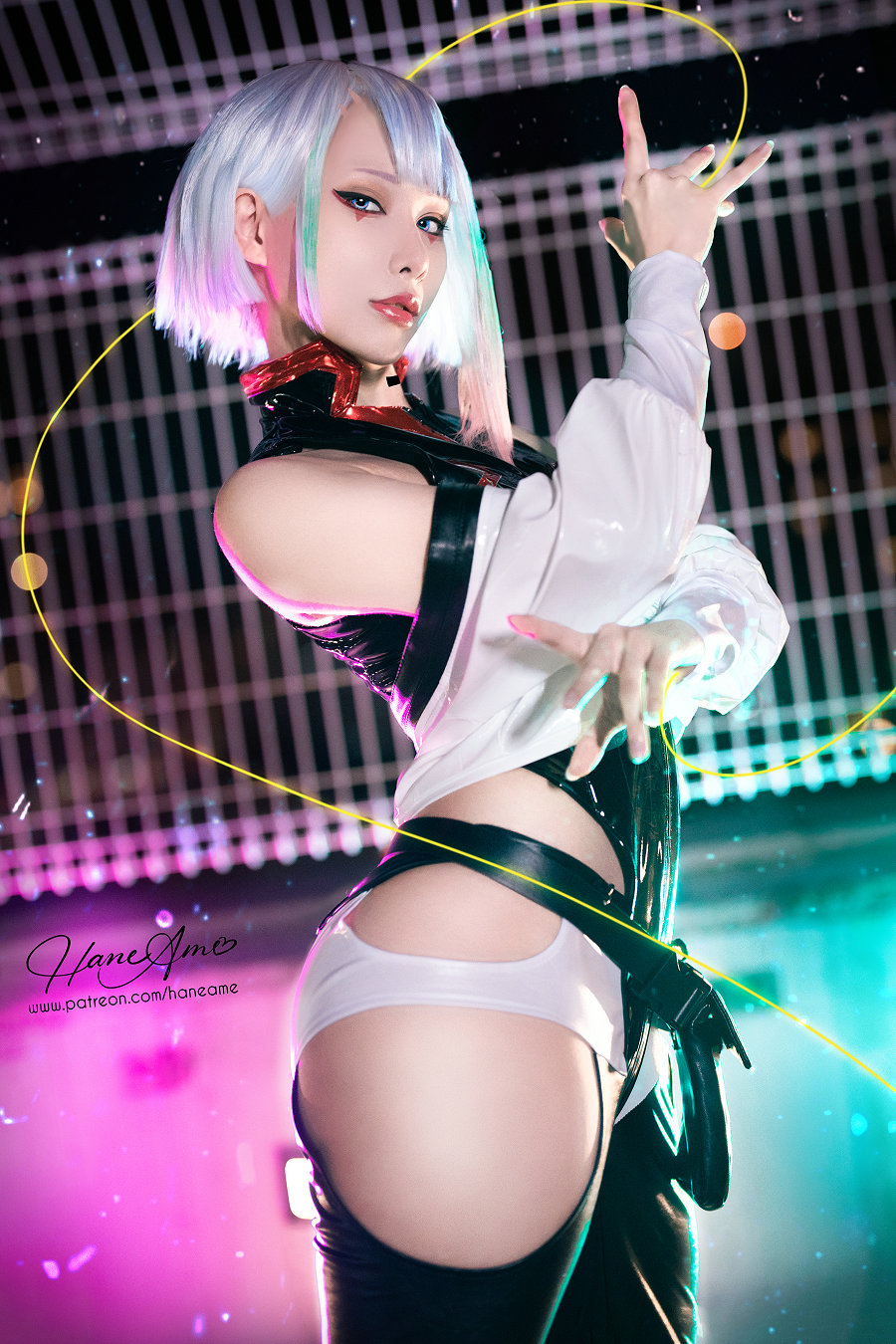 Hane Ame 雨波写真 - Cyberpunk Lucy / 35P2V-686MB / cos萌妹-绅士图