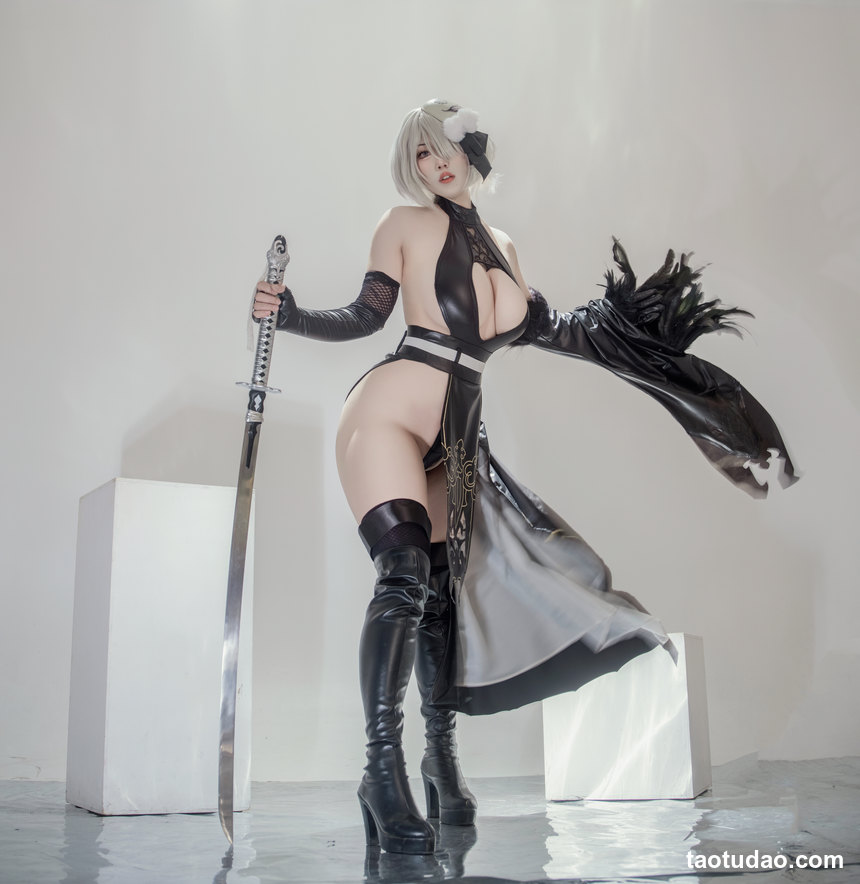 图片[2]-羊之甘露 – 2B同人旗袍X羊の机密 [23P-183MB]-绅士图