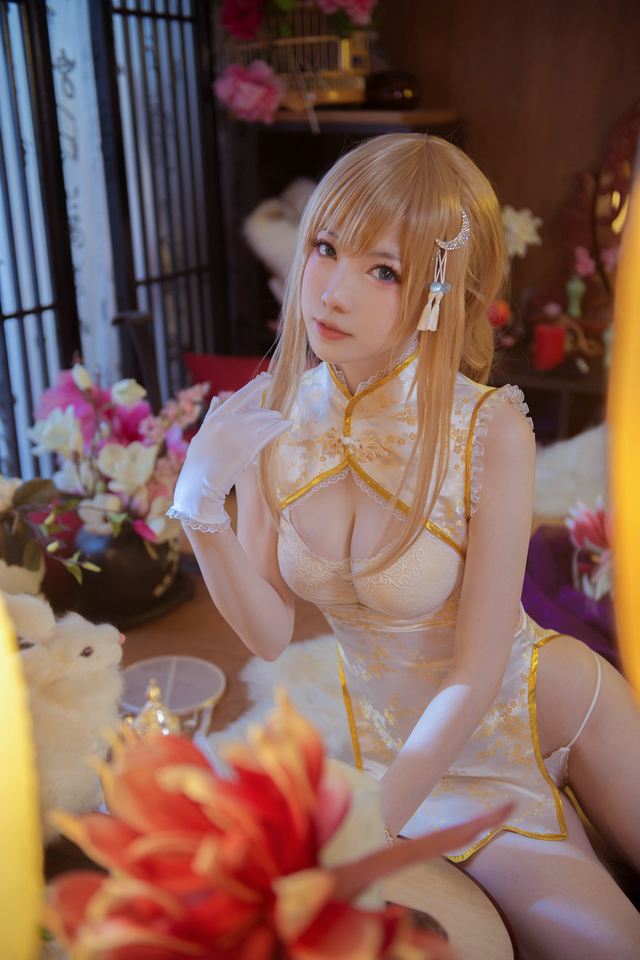 大胸萌妹妖少you1 - 宝钗 / 15P-48MB / cos萌妹-绅士图