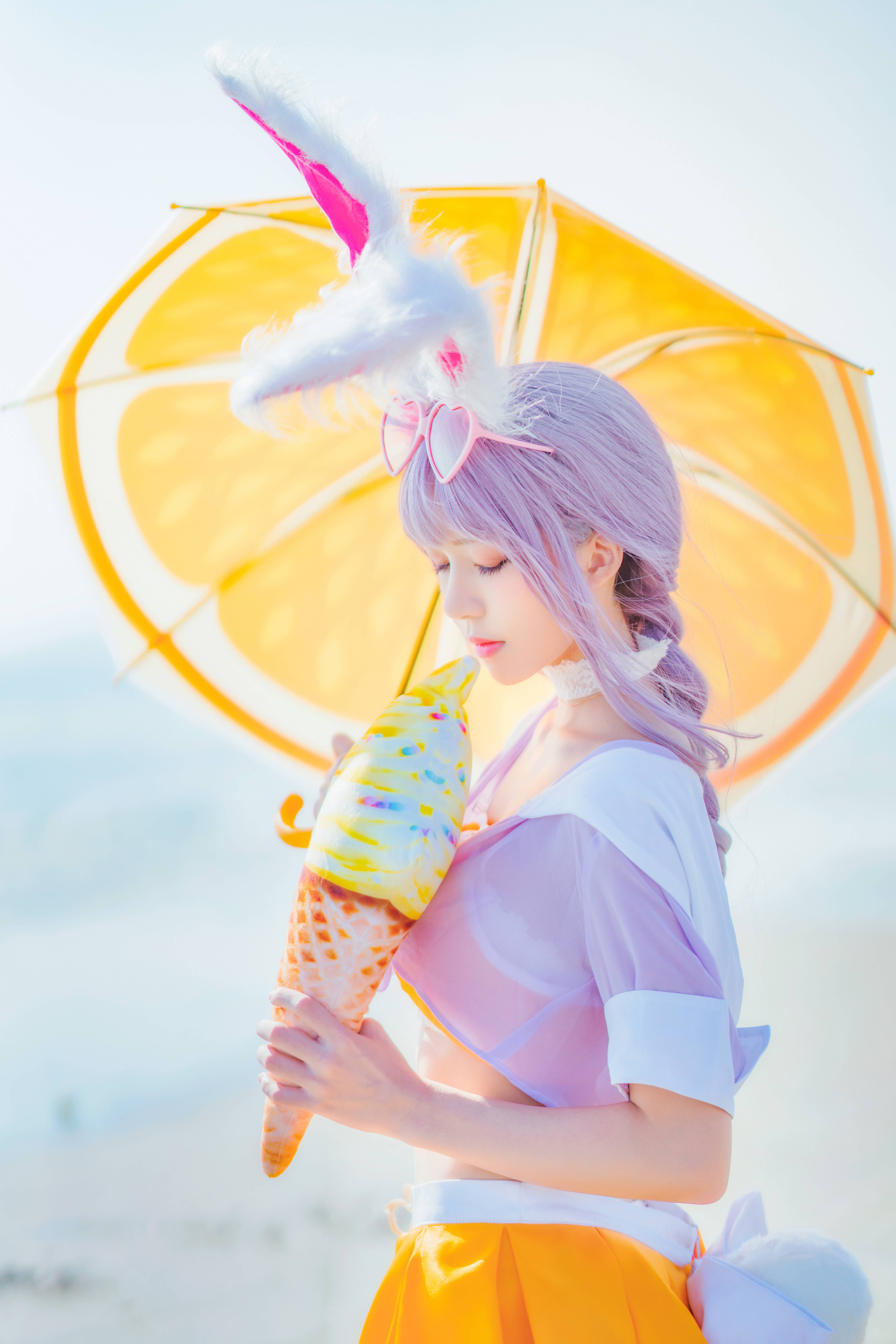 《王者荣耀》公孙离 蜜橘之夏COS图（CN：桜桃喵）-艺库
