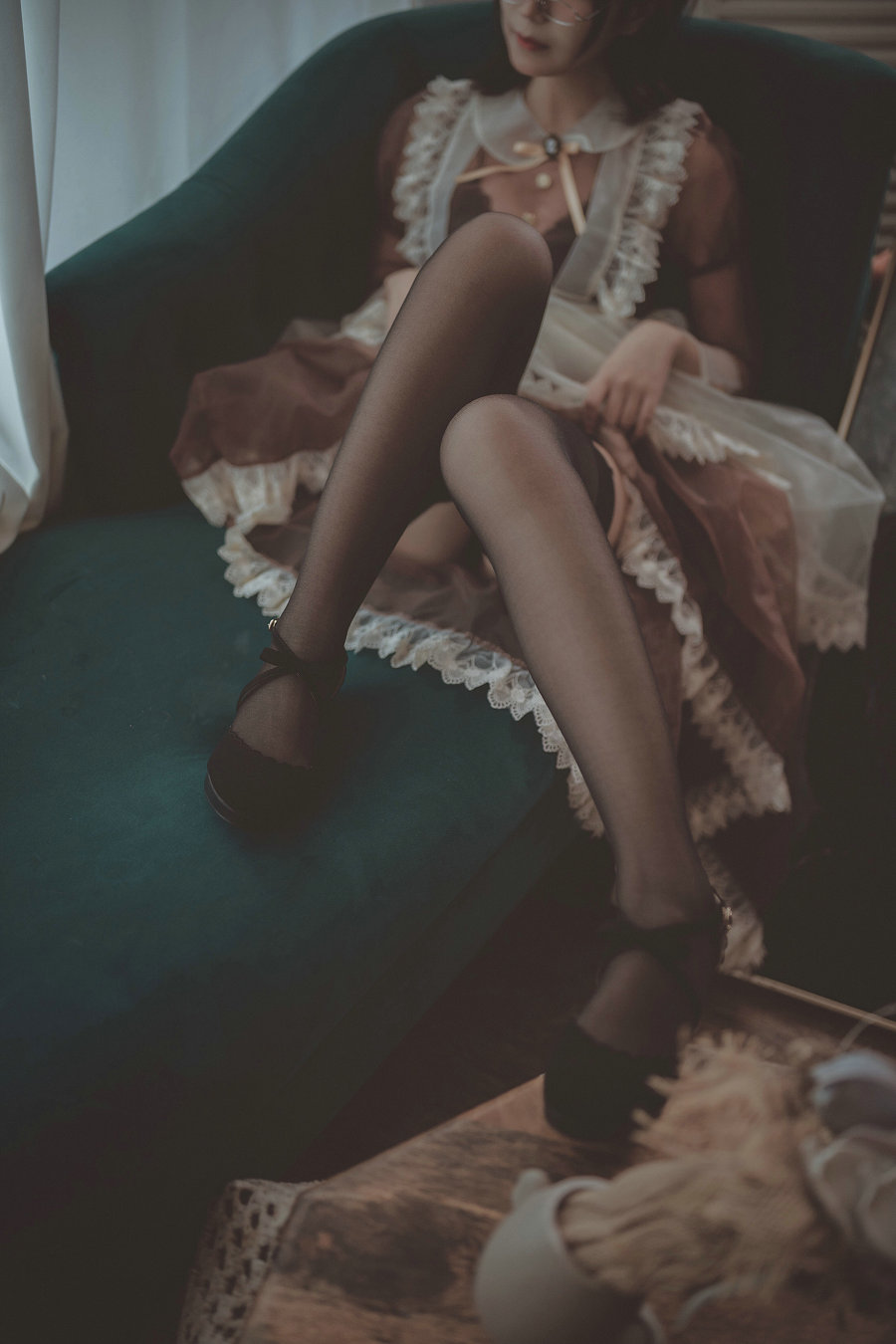 COSER美女逐月su – 透明女仆 / 46P-234MB / cos萌妹-绅士图