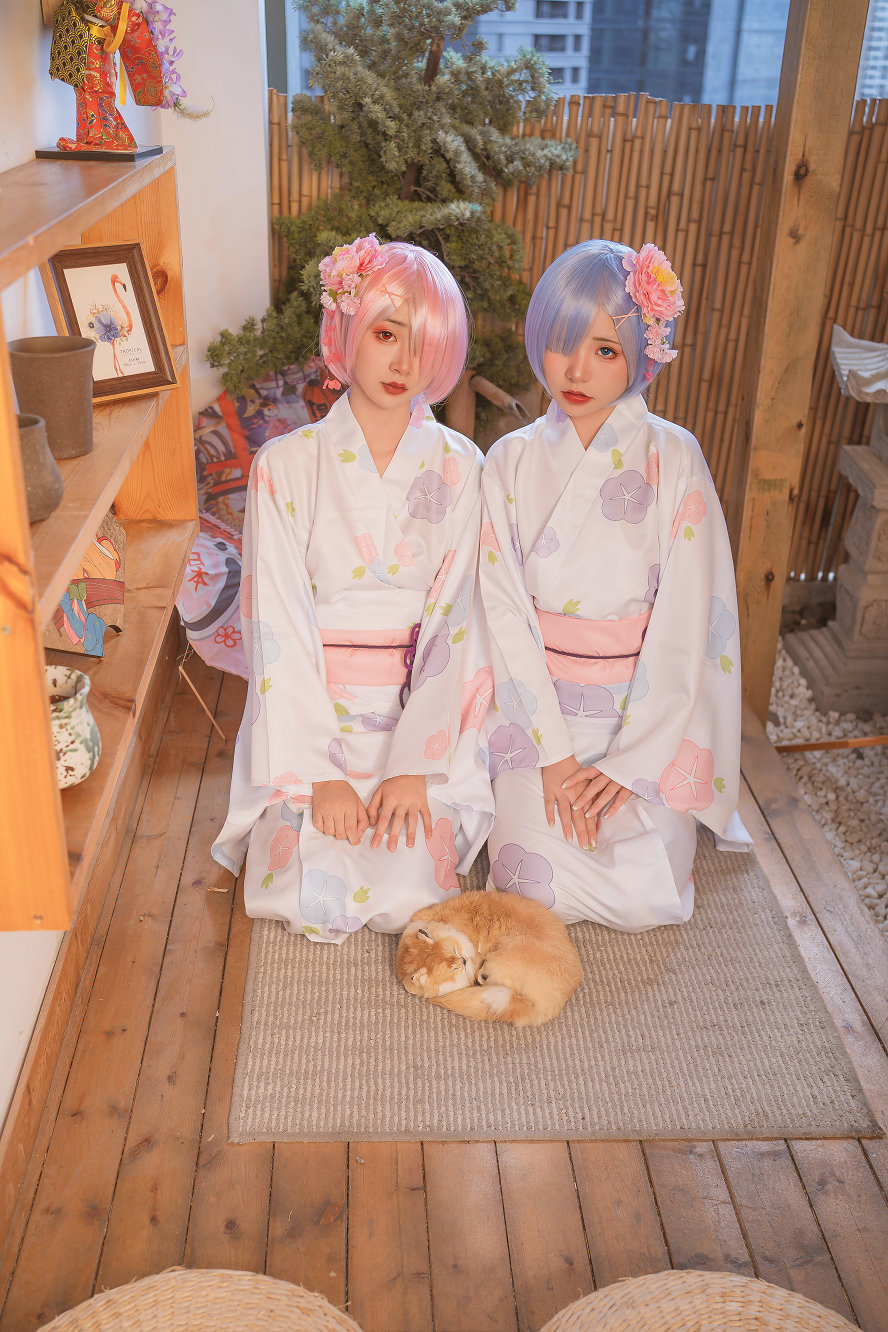 爆机少女喵小吉×金鱼kinngyo – 从零开始的异世界生活 / 100P4V-4.77GB / cos萌妹-绅士图