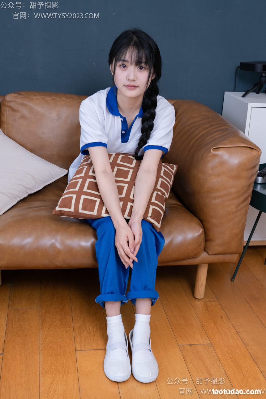 图片[4]-甜予摄影 NO.091 澜澜-校服、白布鞋、板鞋、白棉袜、短肉丝、裸足[135P+2V／10.2GB]-绅士图