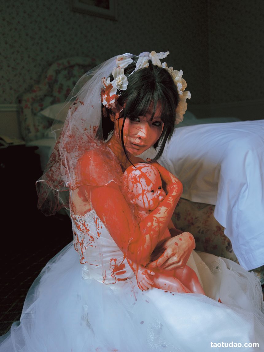图片[2]-蠢沫沫 –- 2024年会员 血婚纱[32P-488.3M]-绅士图
