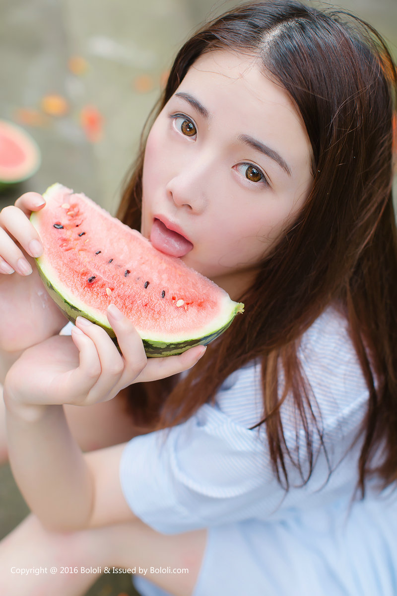 日系偶像女团KIMOE 2016.09.02 KIM004 夏日の西瓜 - 沈欣雨 / 40P-537MB / 唯美杂图-绅士图