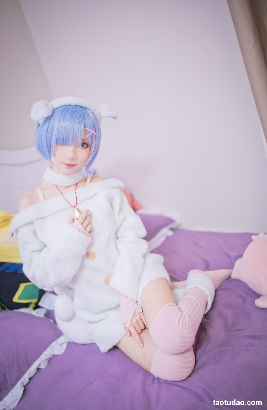 图片[2]-花柒Hana –  蕾姆绵羊 [9P-12MB]-绅士图