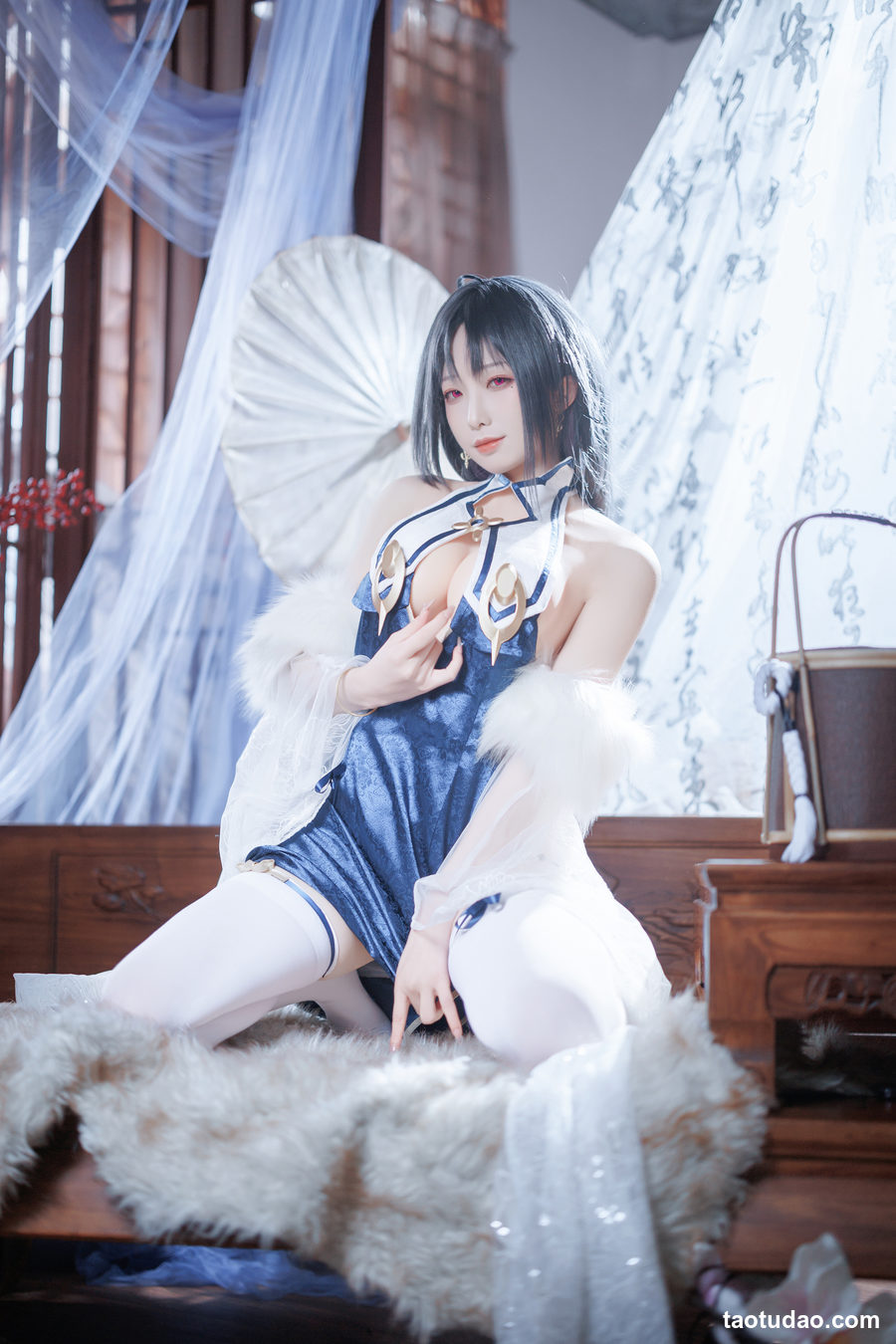 封疆疆 – 定安旗袍 [37P-505MB]-绅士图