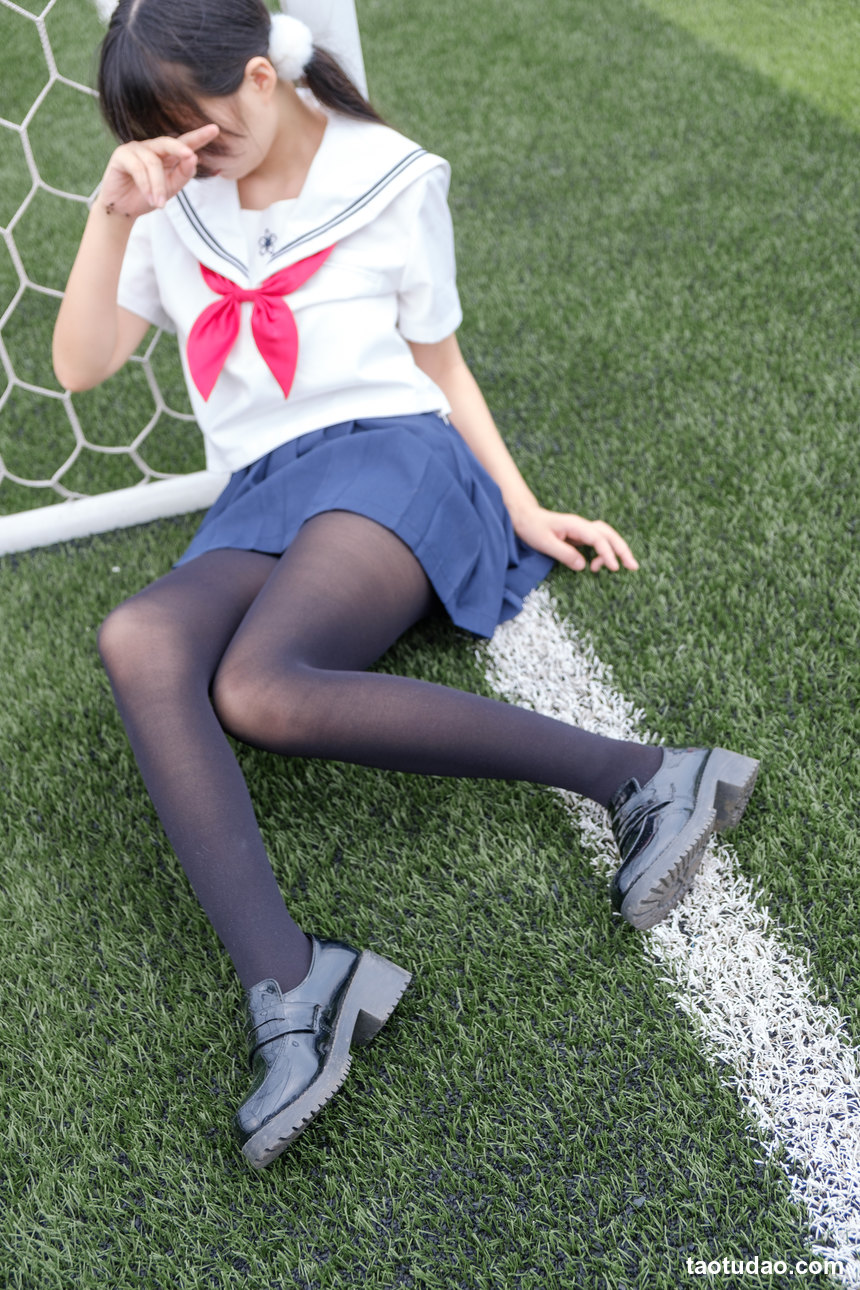 图片[2]-喵写真 VOL.009 球场上的黑丝校服 [75P-854MB]-绅士图