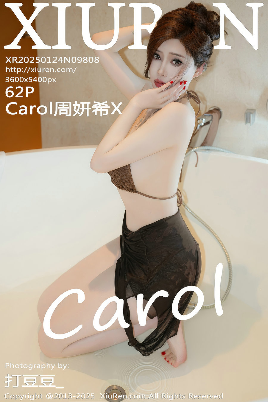 / 秀人美媛馆 / 2025.01.24 No.9808 Carol周妍希X / 62P198MB / 秀人网-绅士图