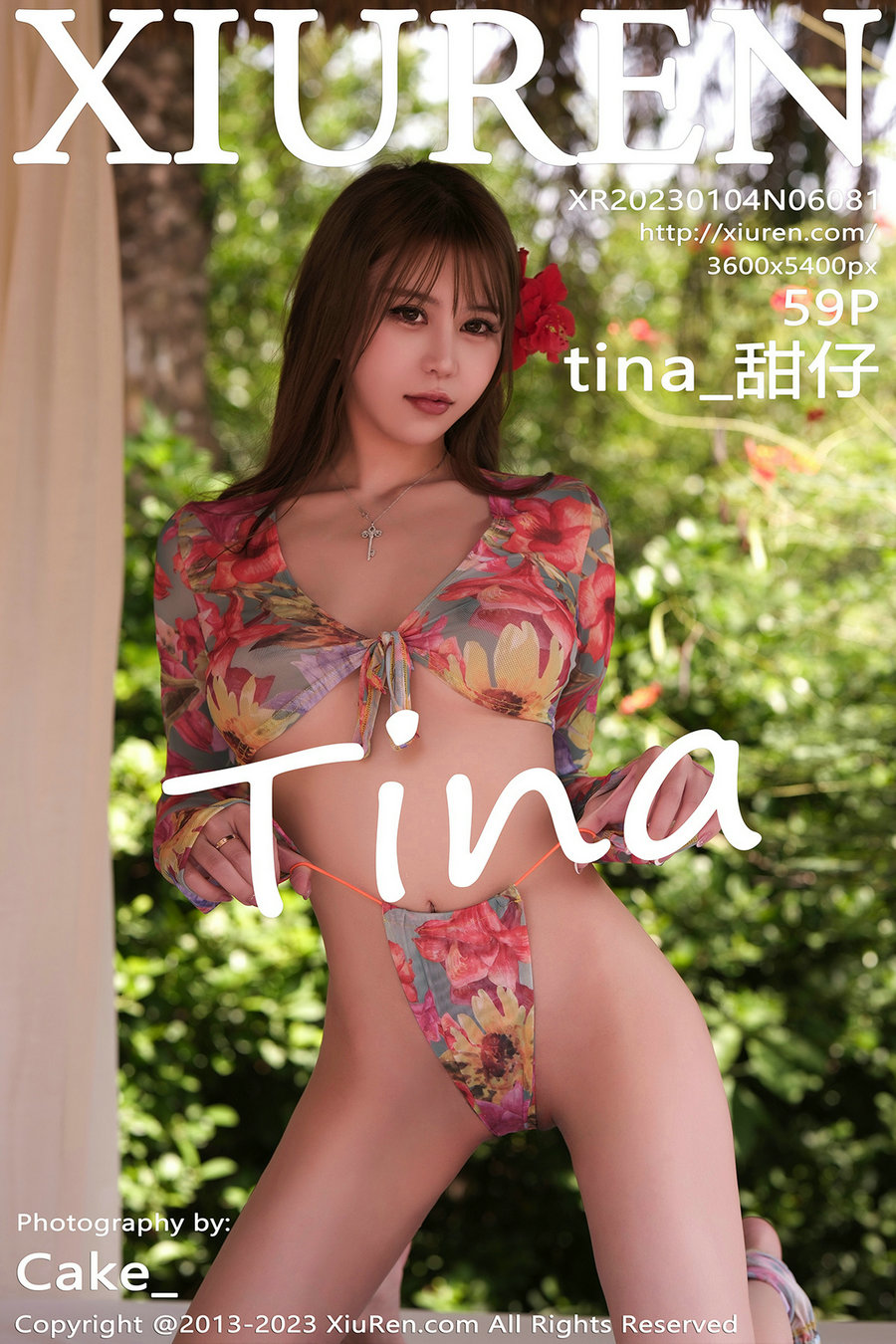 / 秀人美媛馆 / 2023.01.04 No.6081 tina_甜仔 / 59P504MB / 秀人网-绅士图