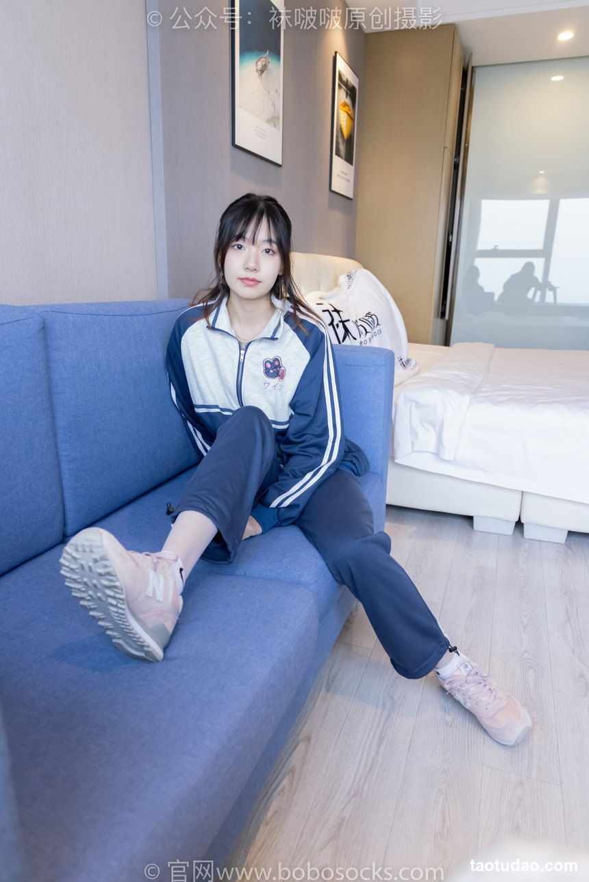 图片[2]-[BoBoSocks袜啵啵]NO.226 小甜豆-运动鞋、白棉袜、白丝[140P+1V／6.51GB]-绅士图