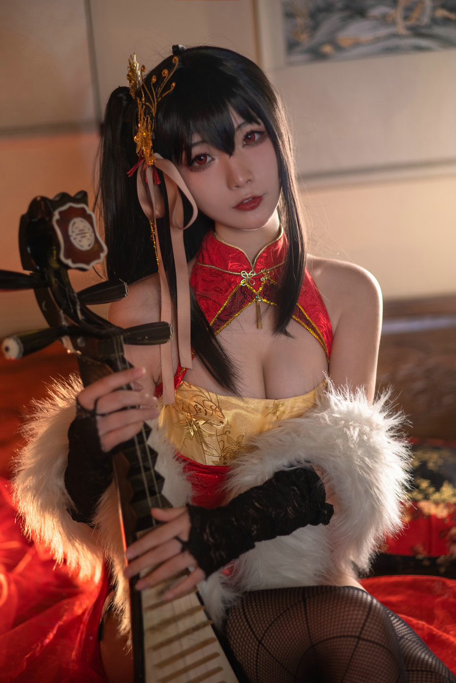 yuuhui玉汇 - 碧蓝航线 大凤 旗袍 / 23P-147MB / cos萌妹-绅士图