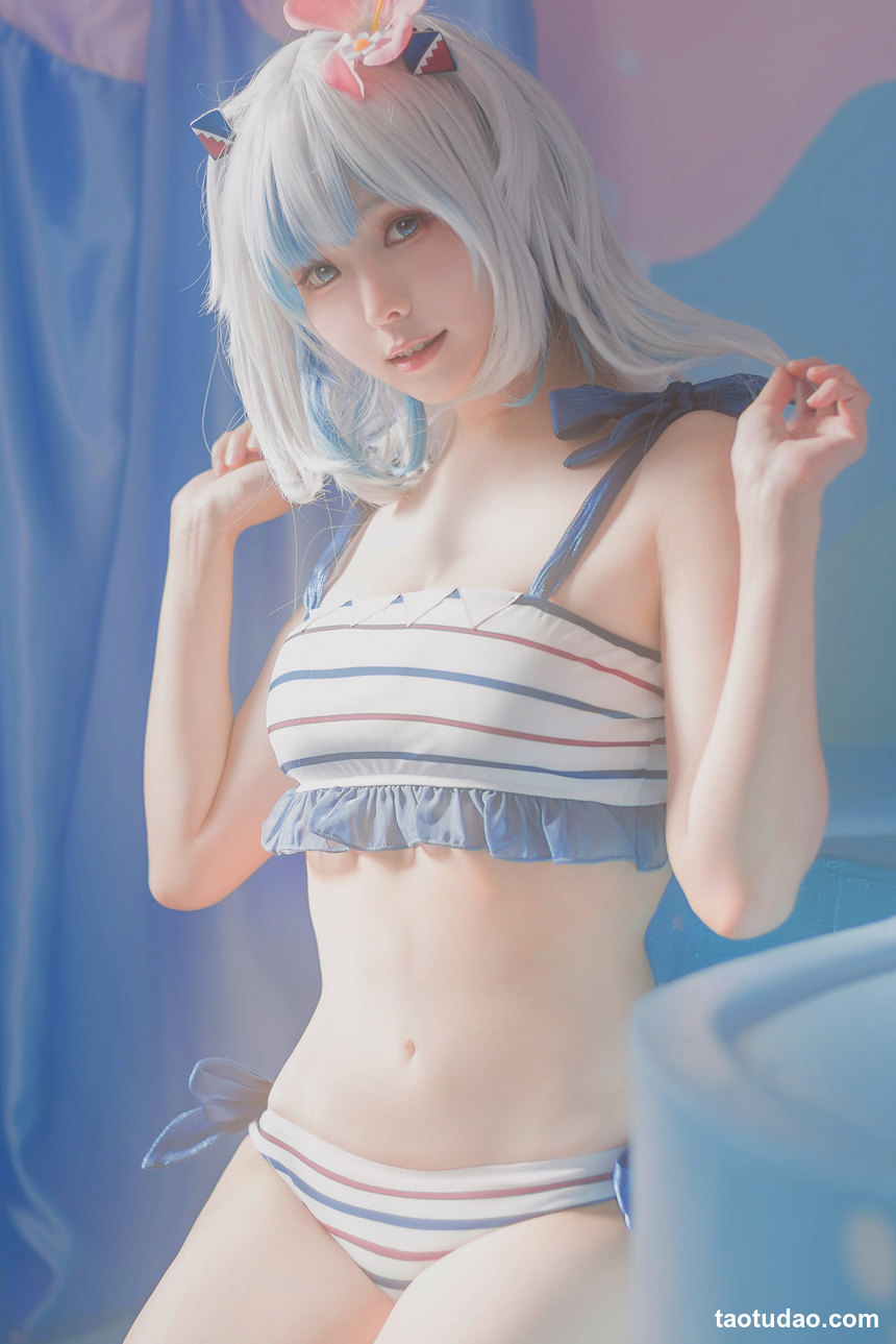 ElyEE子 –  Gawr Gura Swimsuit [26P-51MB]-绅士图