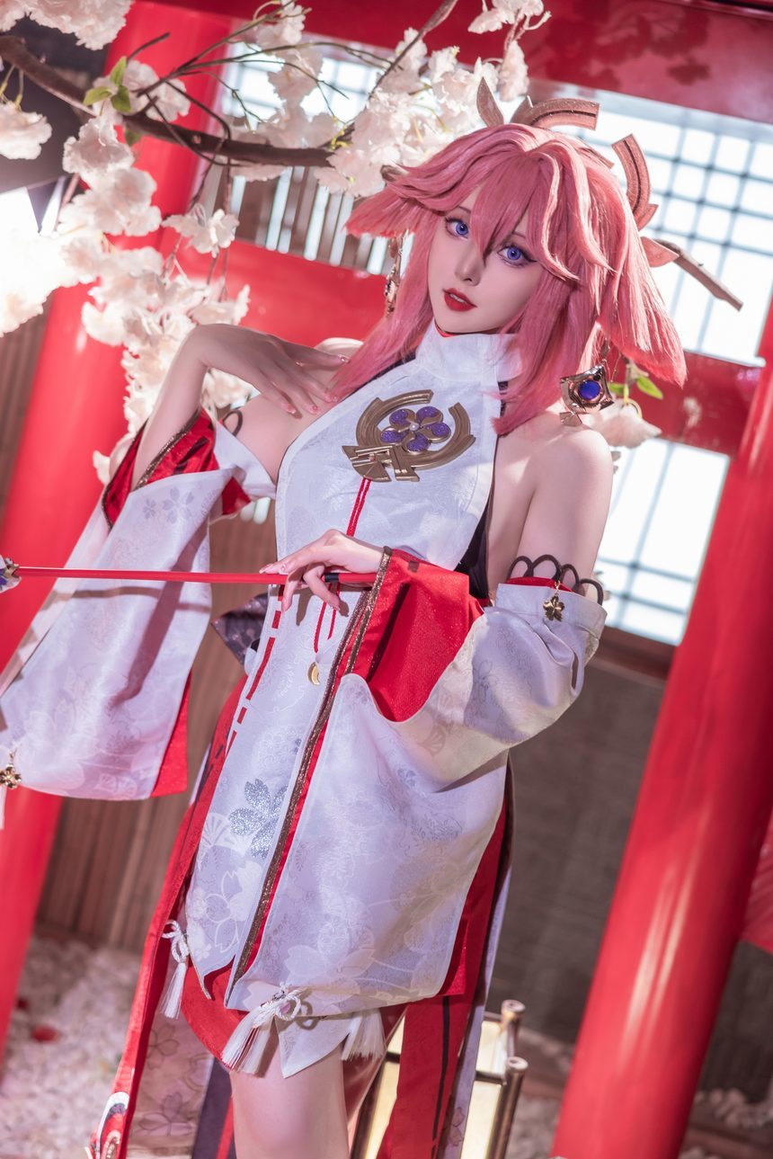 Natsuko夏夏子 八重神子 [91P-618MB]-绅士图