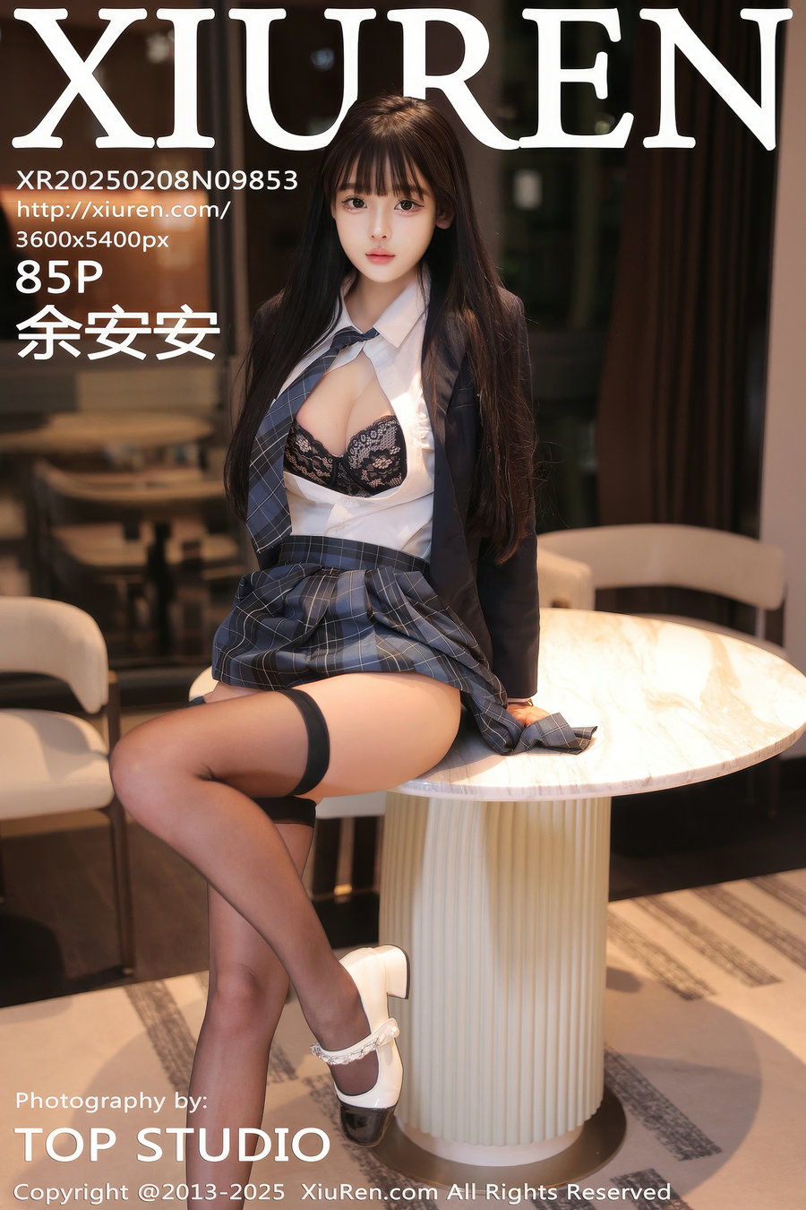 / 秀人美媛馆 / 2025.02.08 No.9853 余安安 / 85P777MB / 秀人网-绅士图