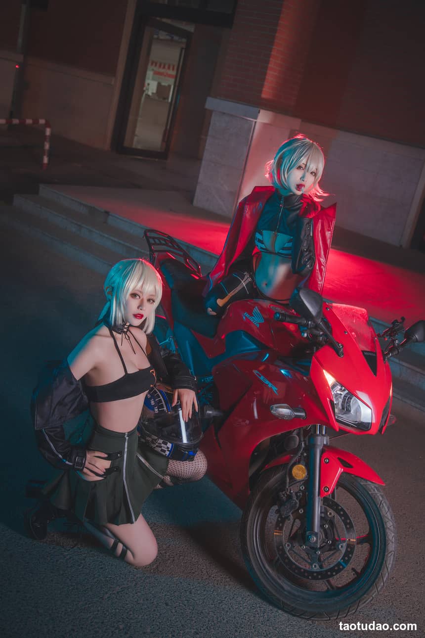 图片[3]-铁板烧鬼舞w –  NO.005 黑贞黑呆双人[23P-353.6M]-绅士图