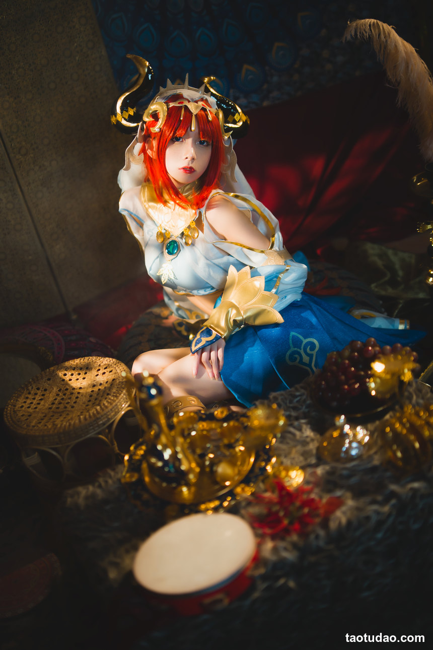 图片[4]-[YITUYU艺图语]2022.11.08 原神COS · 妮露 清青琴玖[29+1P／625MB]-绅士图