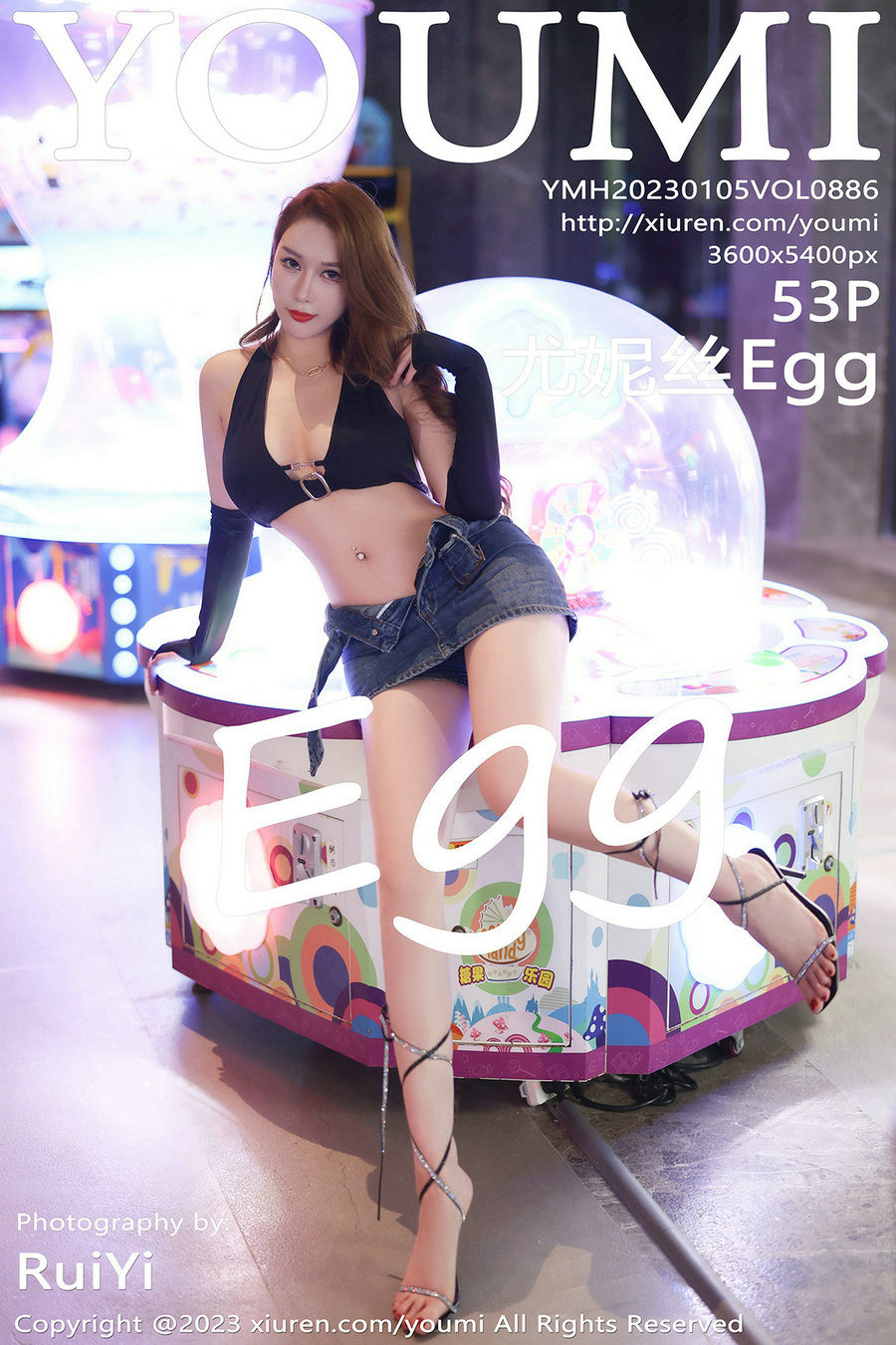 / YouMi /尤蜜荟 2023.01.05 Vol.886 尤妮丝Egg / 53P450MB / 秀人旗下-绅士图