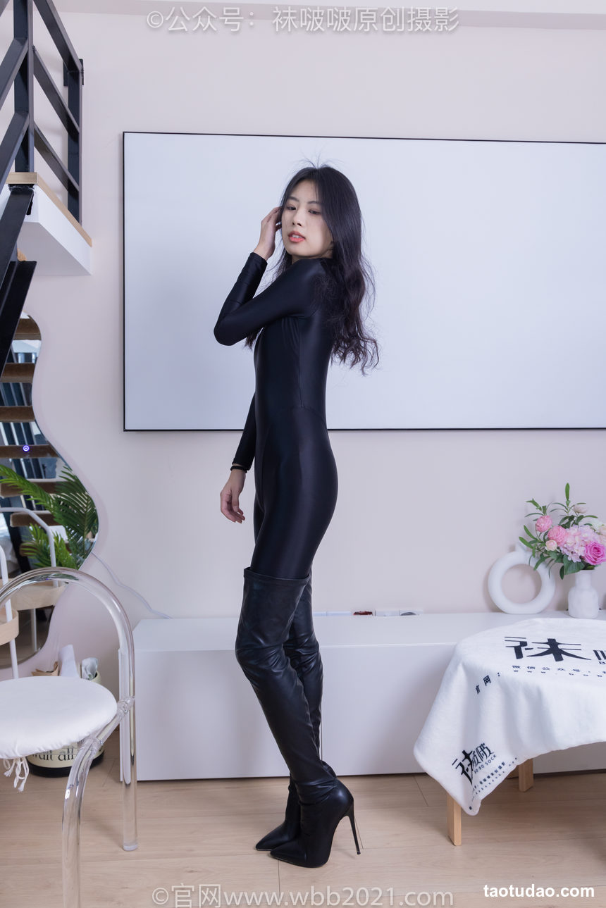 图片[3]-[BoBoSocks袜啵啵]NO.448 奶油 高跟长靴、肉丝、连体泳衣裤里丝[209P+1V／10.1GB]-绅士图