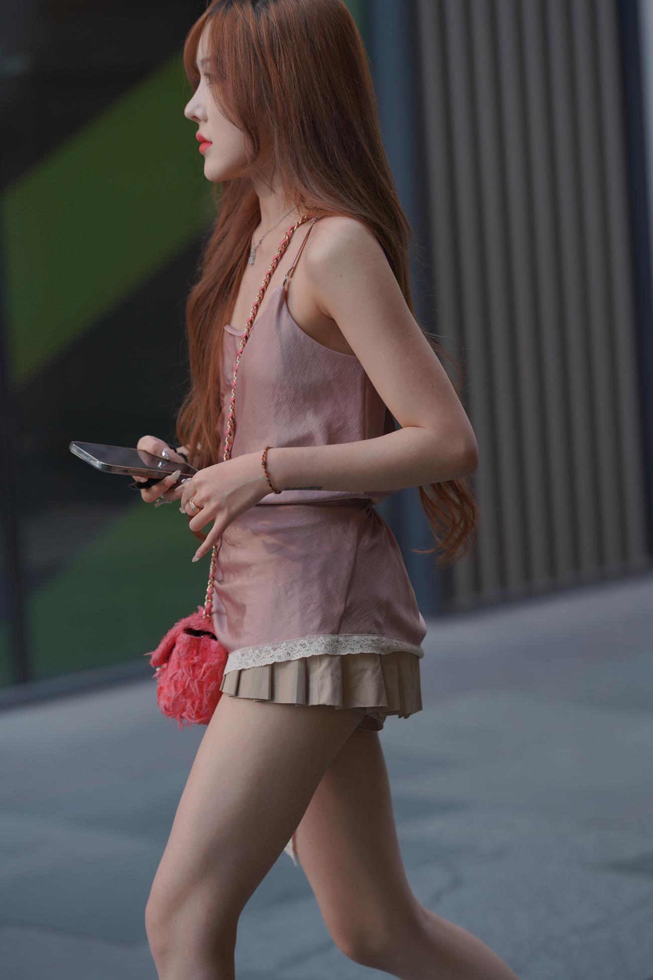 图片[2]-精选街拍作品 百褶裙清秀粉色系[124P/287MB] – 原版超清-绅士图