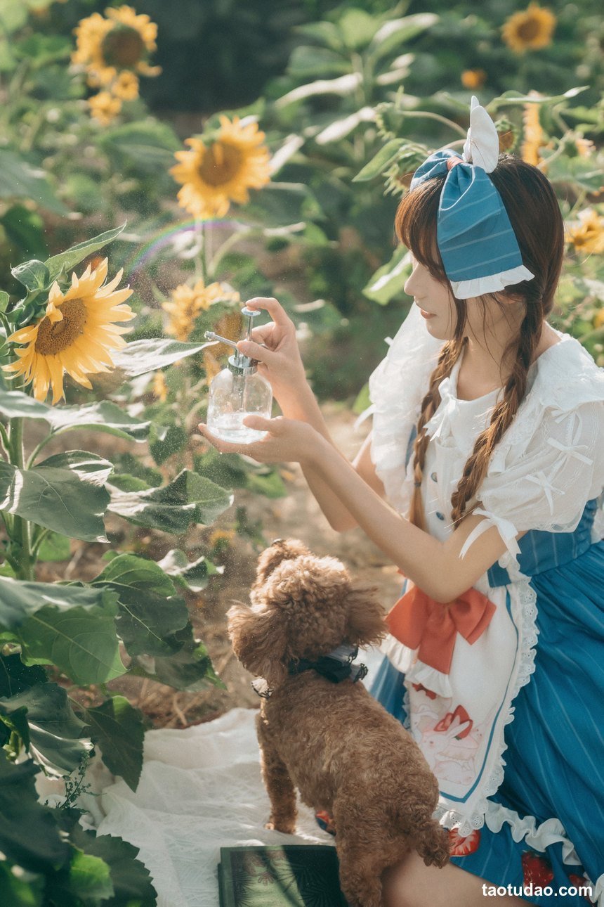 图片[3]-[YITUYU艺图语]2022.07.18 甜甜向日葵女孩 兔子Zzz不吃胡萝卜[31+1P／318MB]-绅士图