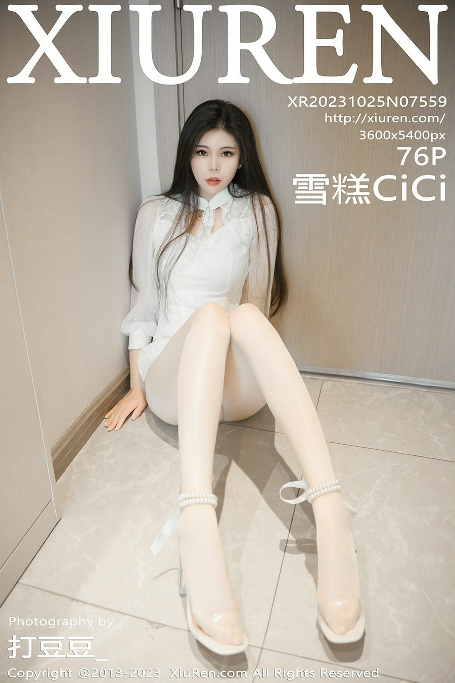 / 秀人美媛馆 / 2023.10.25 No.7559 雪糕 / 76P502MB / 秀人网-绅士图