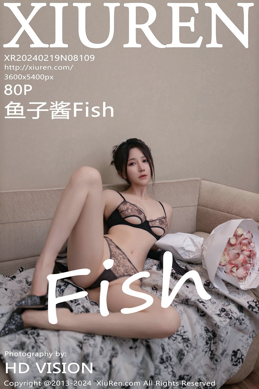 / 秀人美媛馆 / 2024.02.19 No.8109 鱼子酱Fish / 80P375MB / 秀人网-绅士图