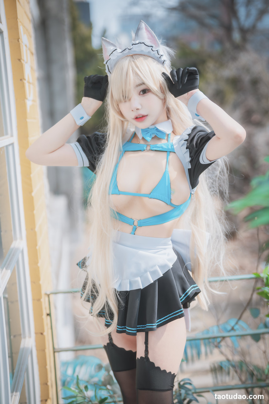 图片[3]-DJAWA Photo –  Zzyuri – Asuna’s Maid Mansion Bikini_Maid [77P-1.06G]-绅士图