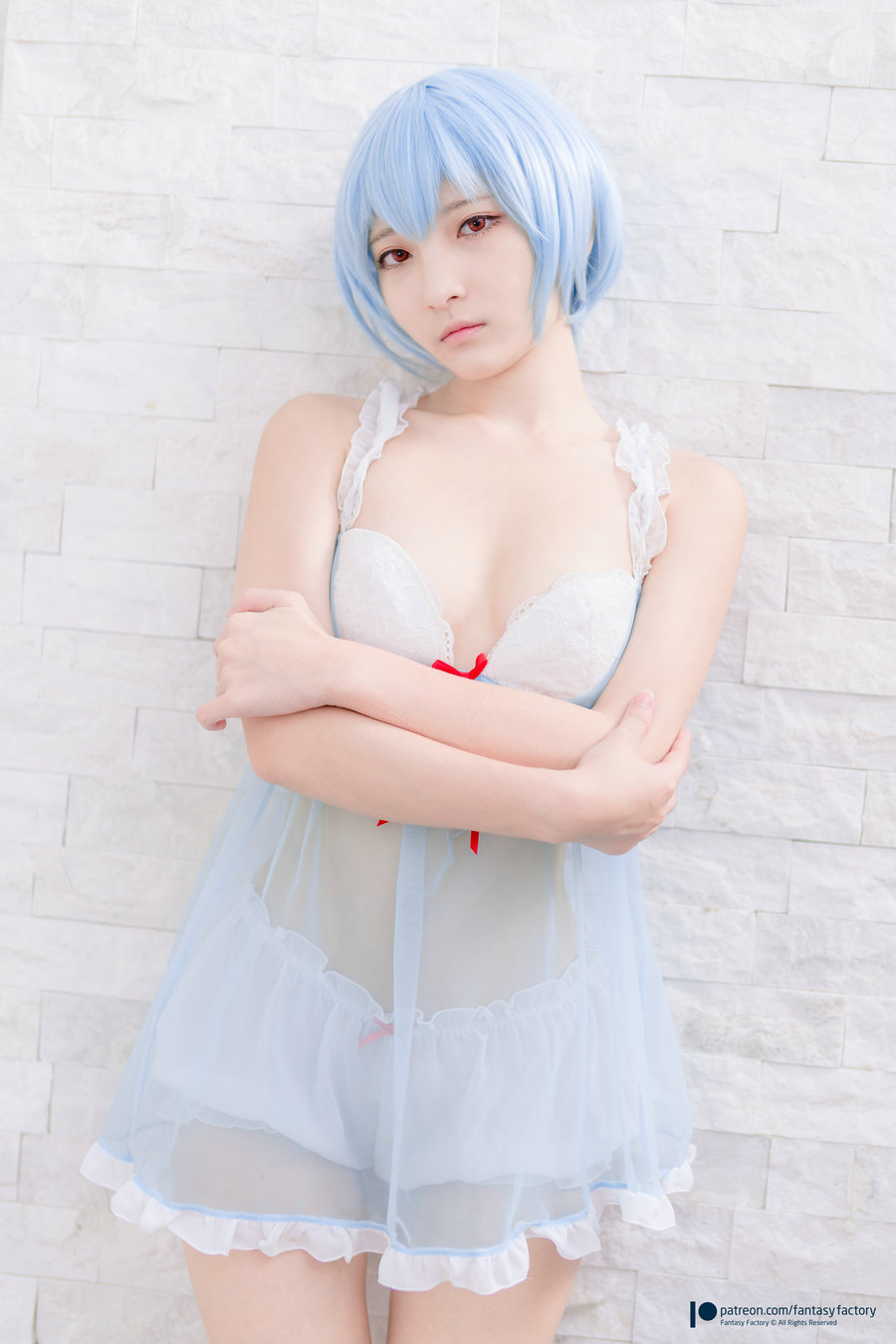 / Fantasy Factory / 小丁Cosplay写真 - Rei Ayanami 綾波レイ / 50P654MB / cos萌妹-绅士图
