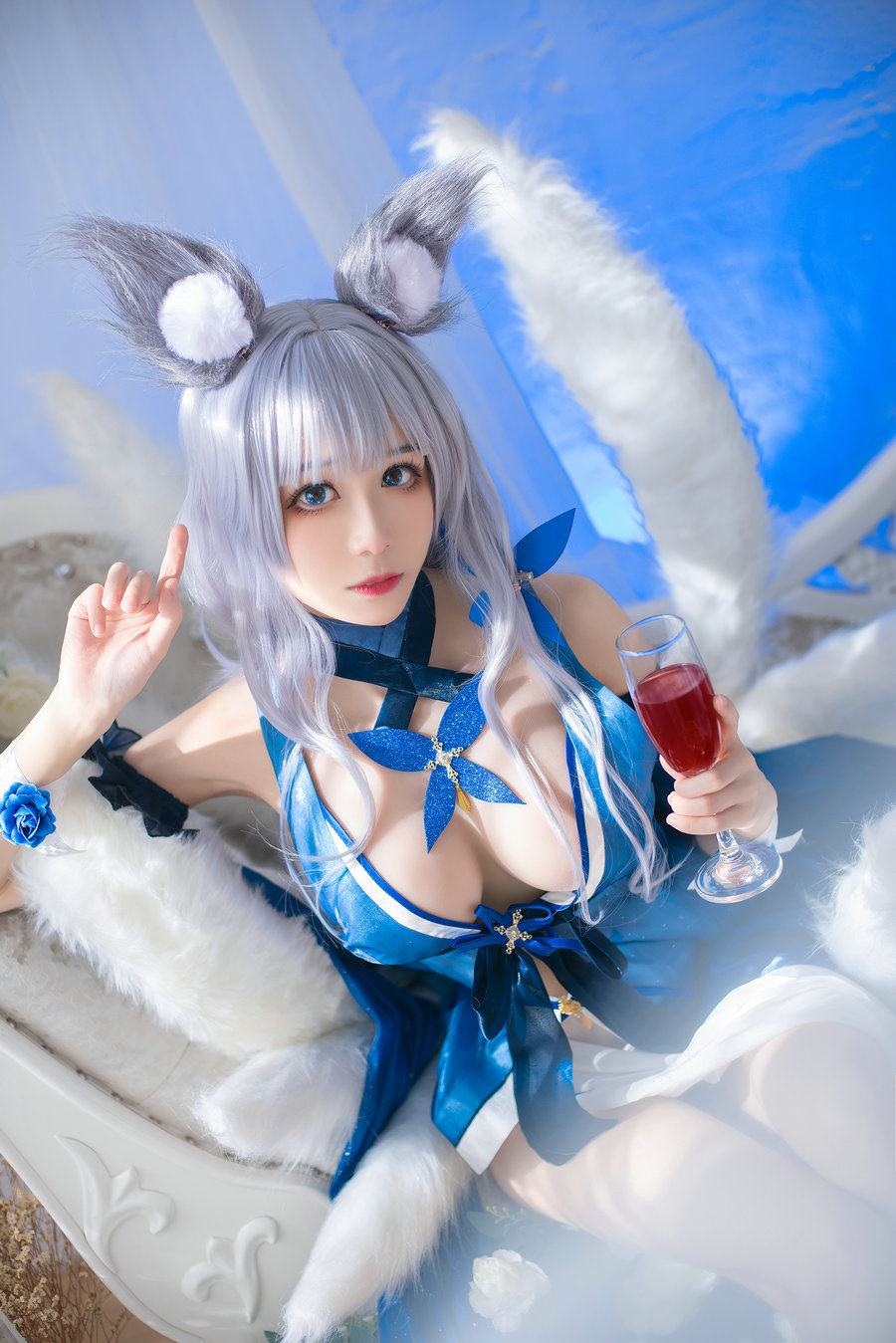 Tomoyo酱 - 碧蓝 信浓礼服 / 22P-90MB / cos萌妹-绅士图