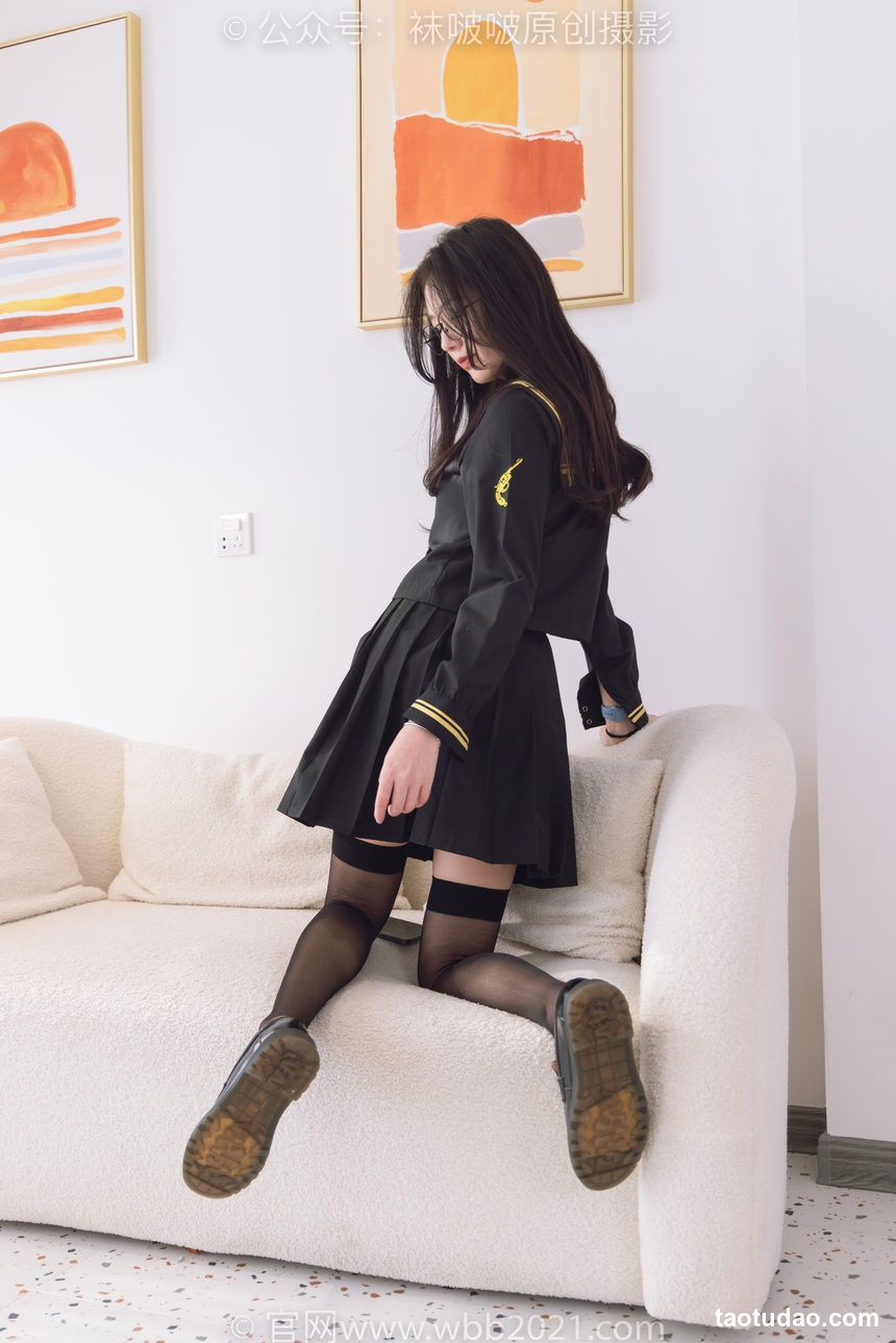 图片[4]-[BoBoSocks袜啵啵]NO.381 小甜豆-皮鞋、黑丝大腿袜、裸足[140P+1V／6.57GB]-绅士图