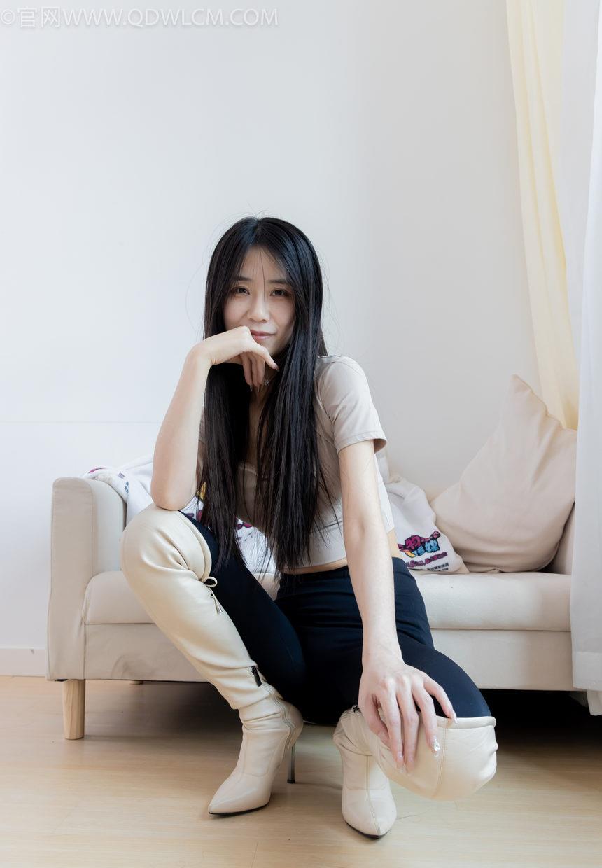 图片[2]-物恋传媒 NO.2305 菜菜-高跟长靴、短白棉袜、裸足[172P-1V-4.45G]-绅士图