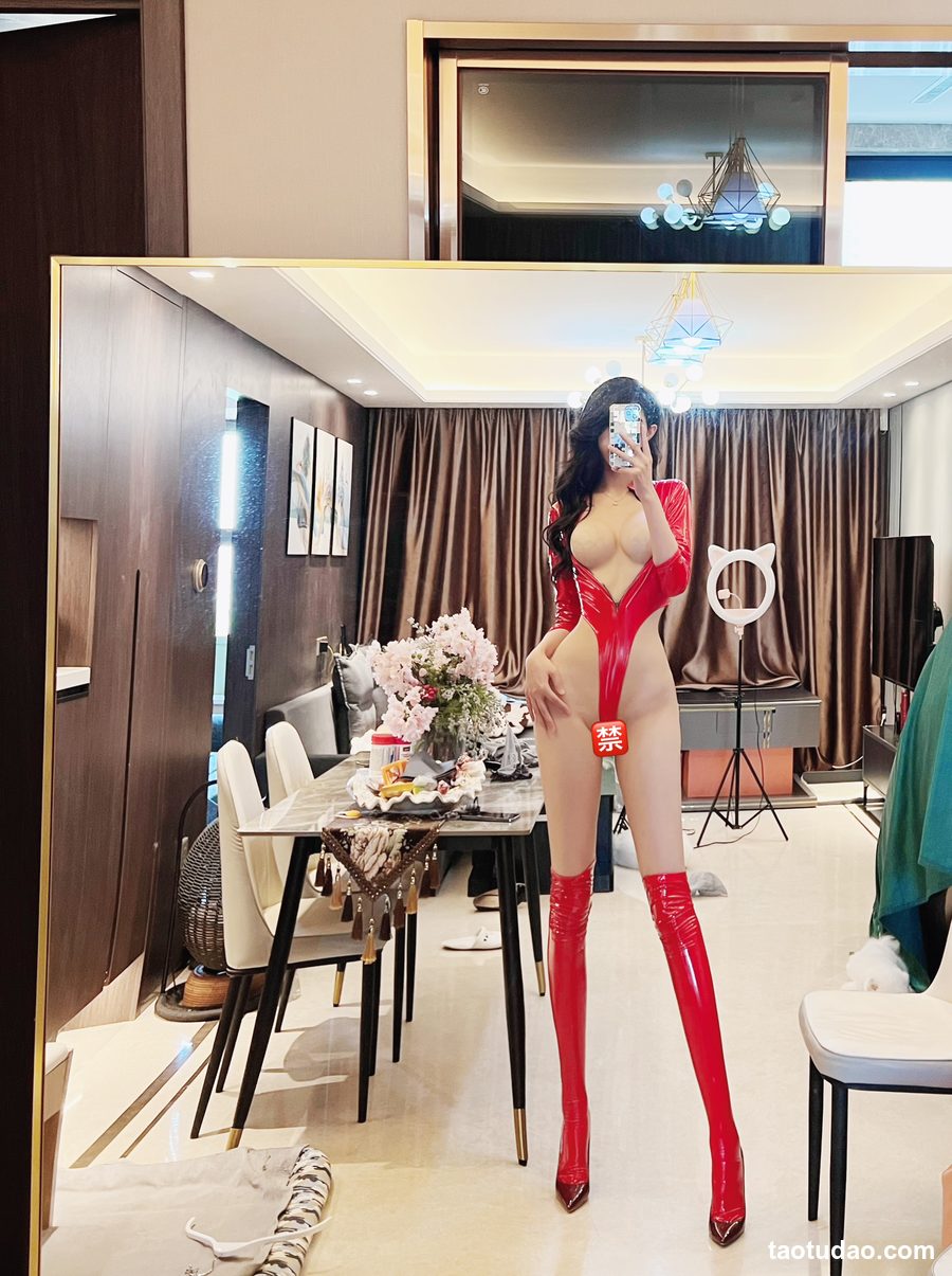 图片[4]-葛征GEZHENG – 大红皮衣真飒[20P+1V-185MB]-绅士图