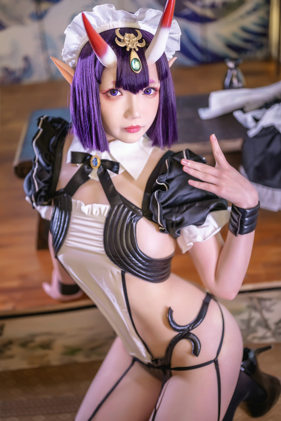 Cos小姐姐雪琪 - 酒吞童子女仆 / 62P13V-1.44GB / cos萌妹-绅士图