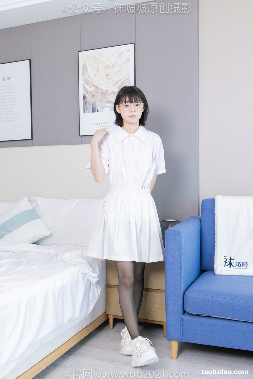 图片[4]-[BoBoSocks袜啵啵]NO.449 糯米 运动鞋、白棉袜、黑丝[148P+1V／7.58GB]-绅士图