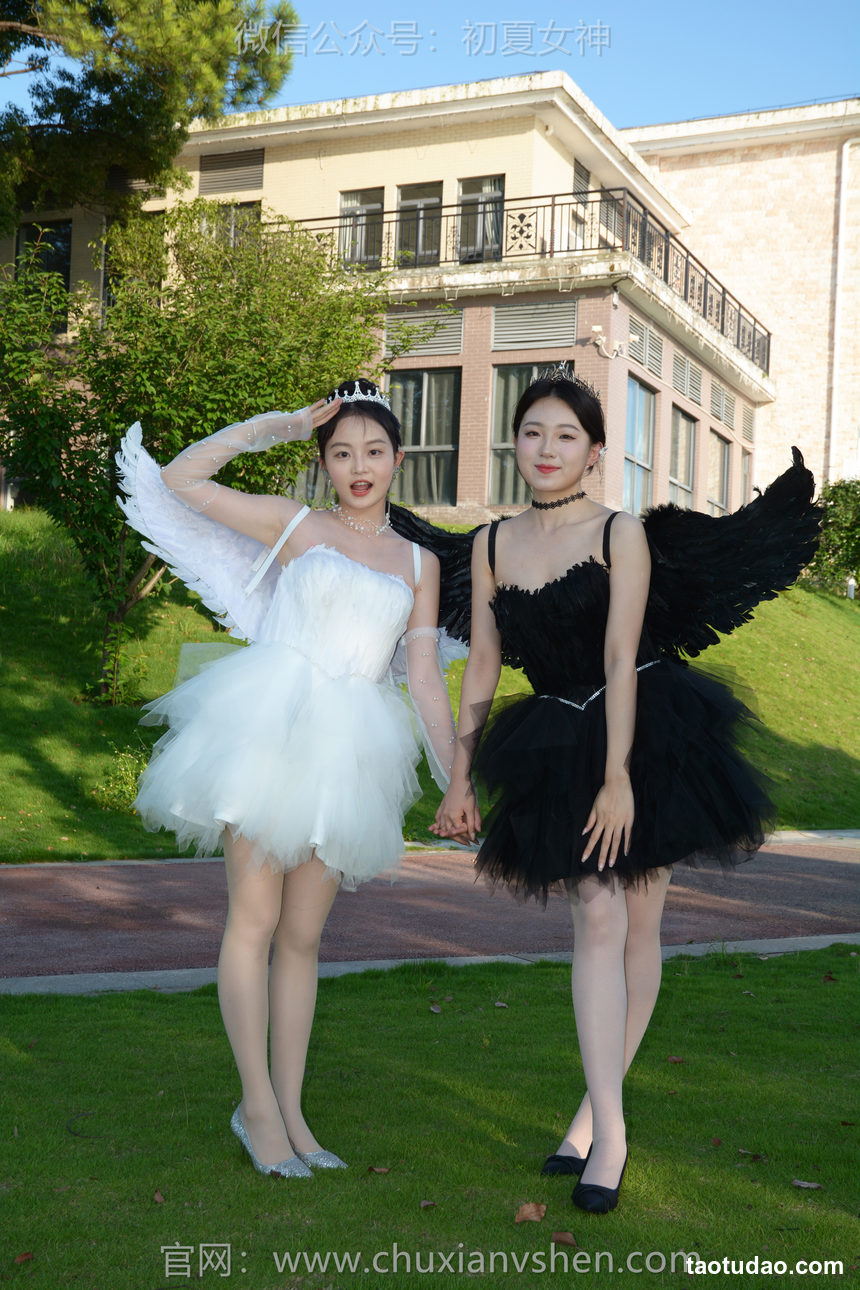 图片[2]-初夏女神 NO.222 双双、环环 黑白天使[140P+1V／6.10GB]-绅士图