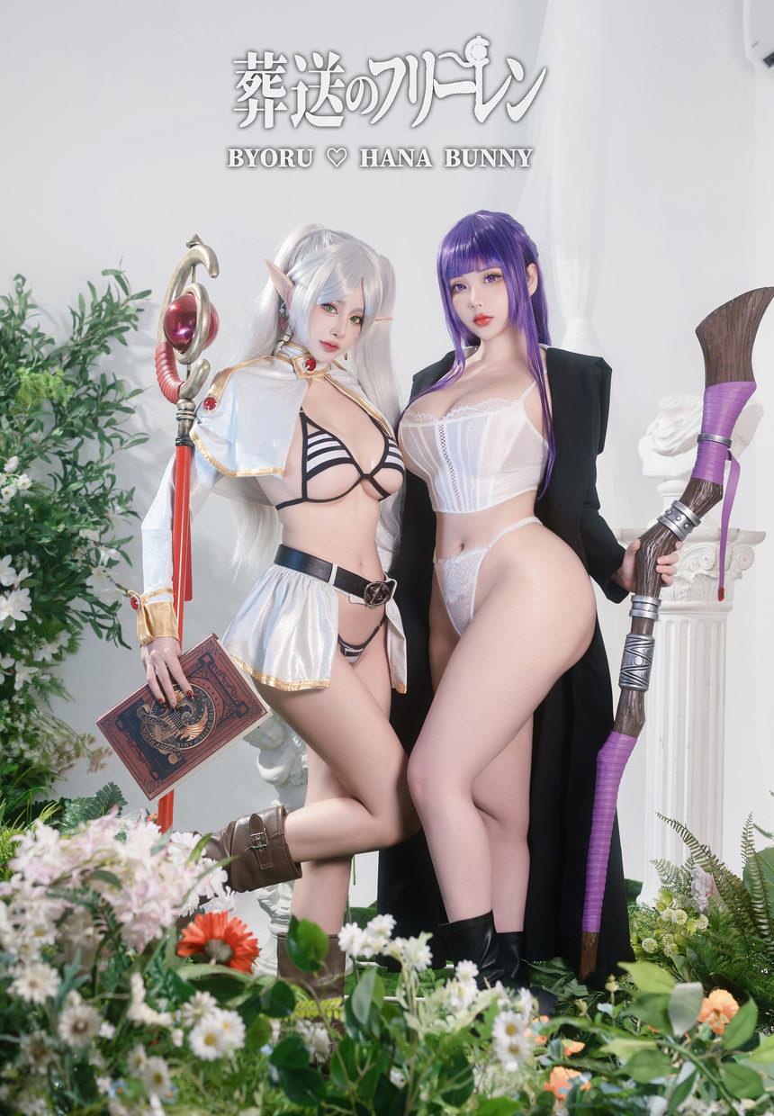 Hana Bunny –  &Byoru 葬送のフリーレン [24P-255MB]-艺库