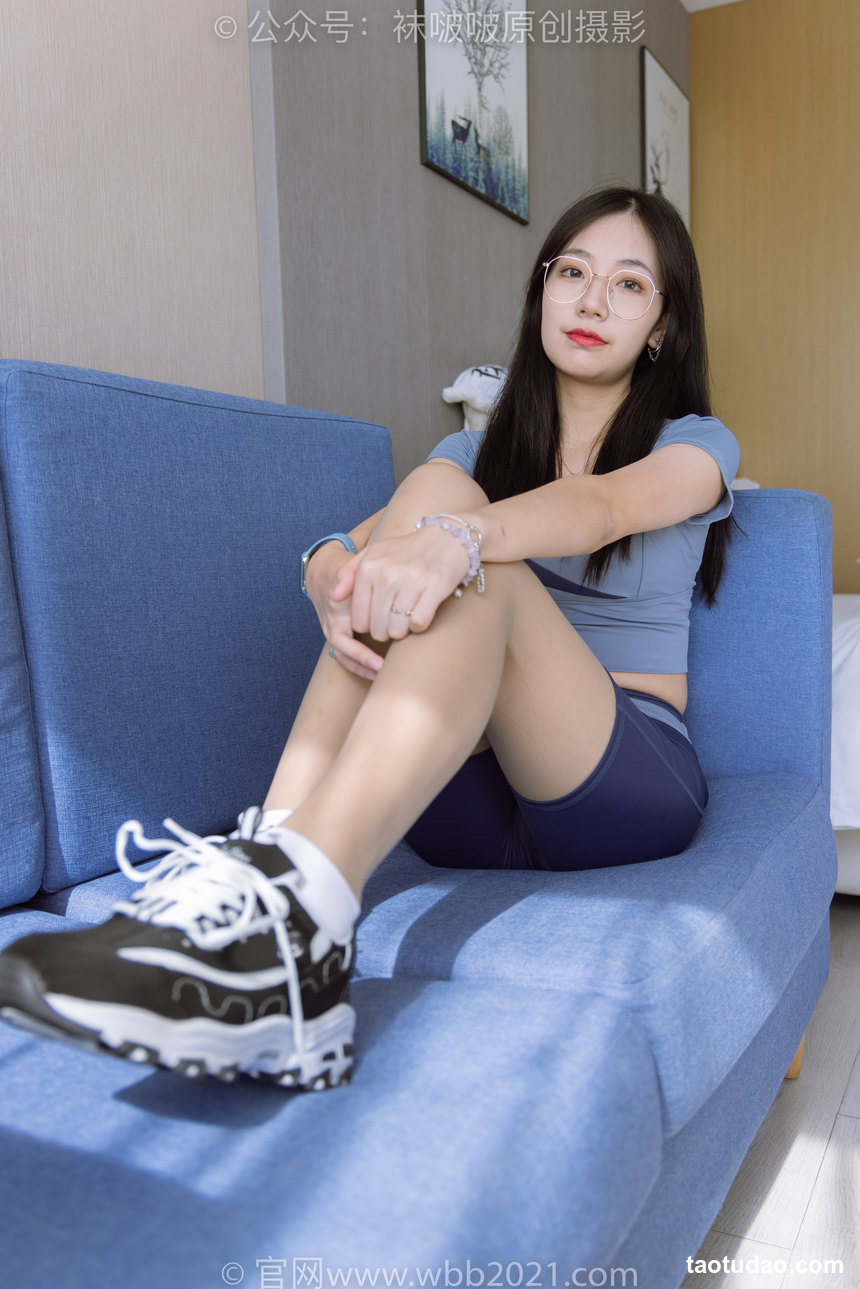 图片[3]-[BoBoSocks袜啵啵]NO.269 小甜豆-运动鞋、白棉袜、灰丝、瑜伽裤裤里丝[140P+1V／5.63GB]-绅士图