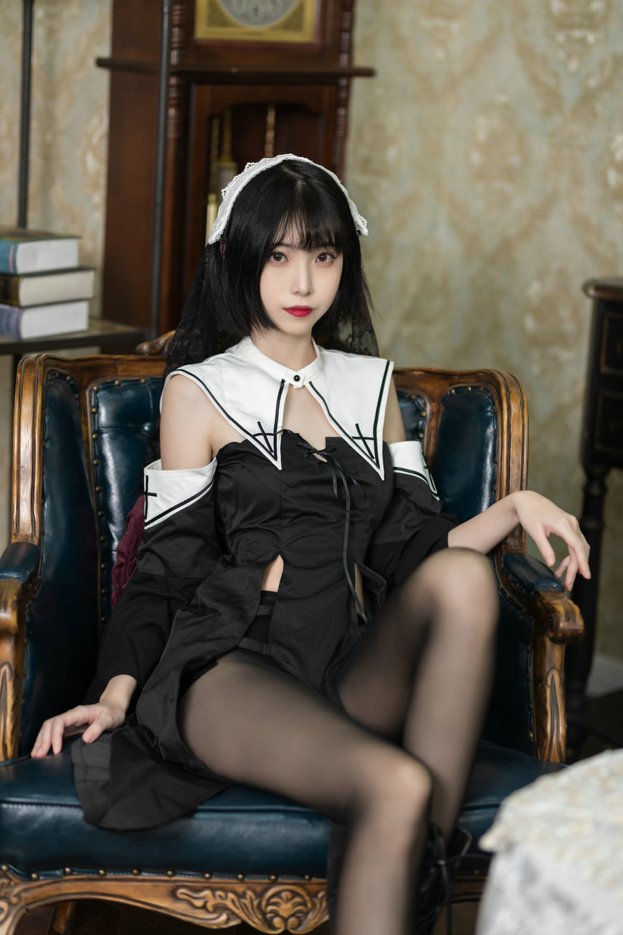 许岚(叁月life) - 暗黑修女 / 40P-639MB / cos萌妹-绅士图