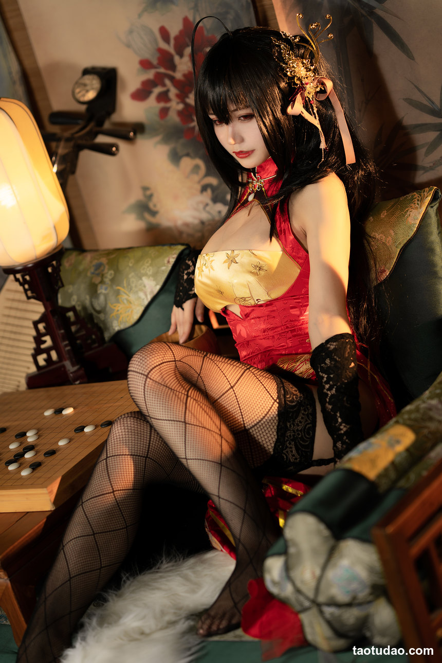 图片[3]-小仓千代w – NO.59 大凤旗袍 [30P-240MB]-绅士图