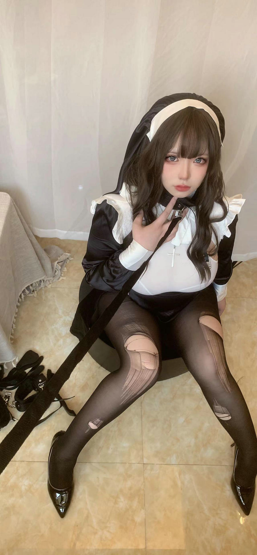 miko酱ww - 修女 / 40P-90MB / cos萌妹-绅士图