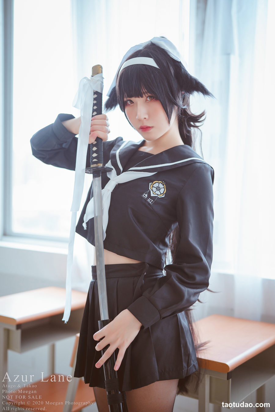 图片[2]-沖田凜花Rinka & 椎名 Azur Lane – 爱宕高雄 Sailor Suit [13P-40MB]-绅士图
