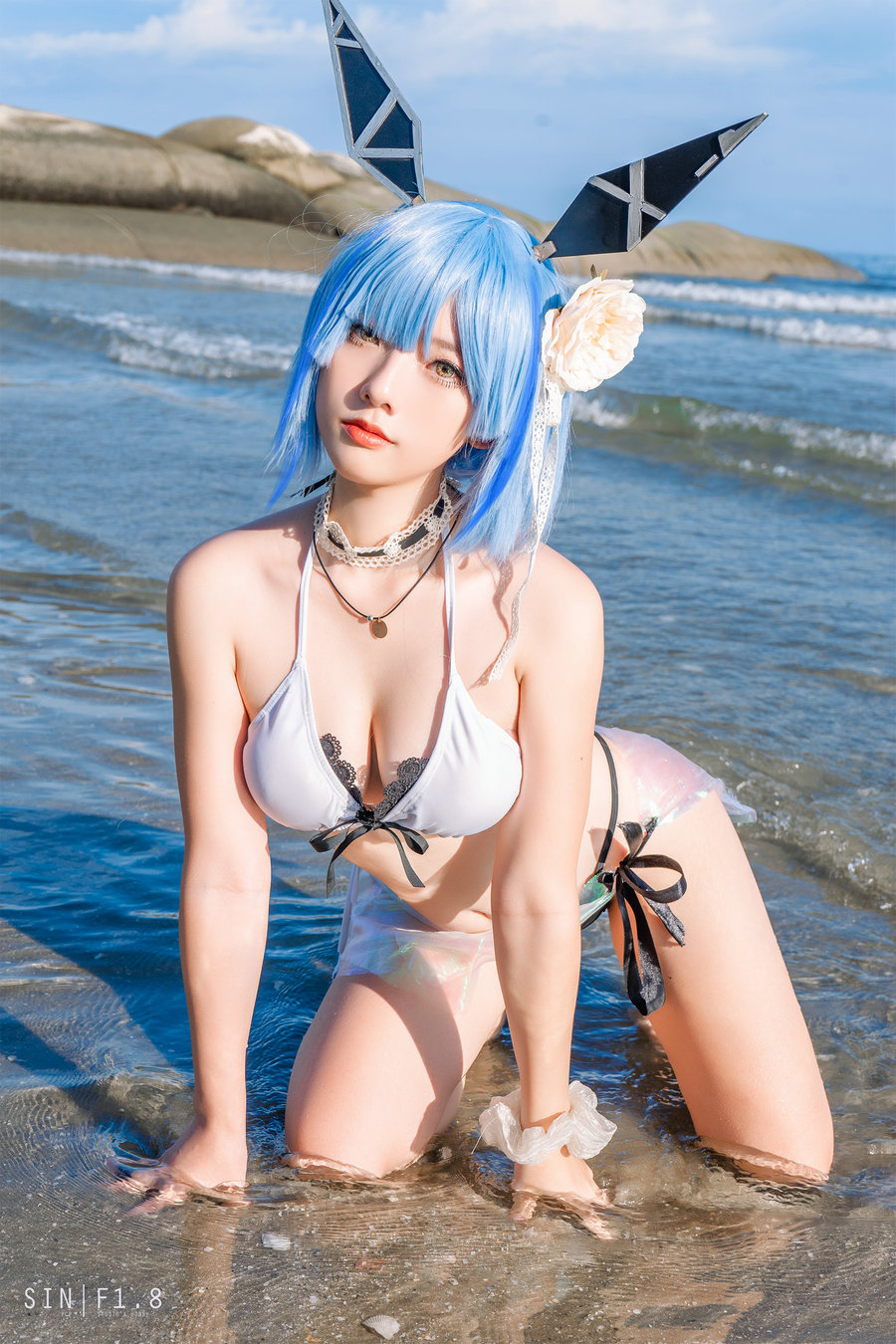 / Messie Huang /写真 - Gascogne swimsuit / 20P-77MB / cos萌妹-绅士图